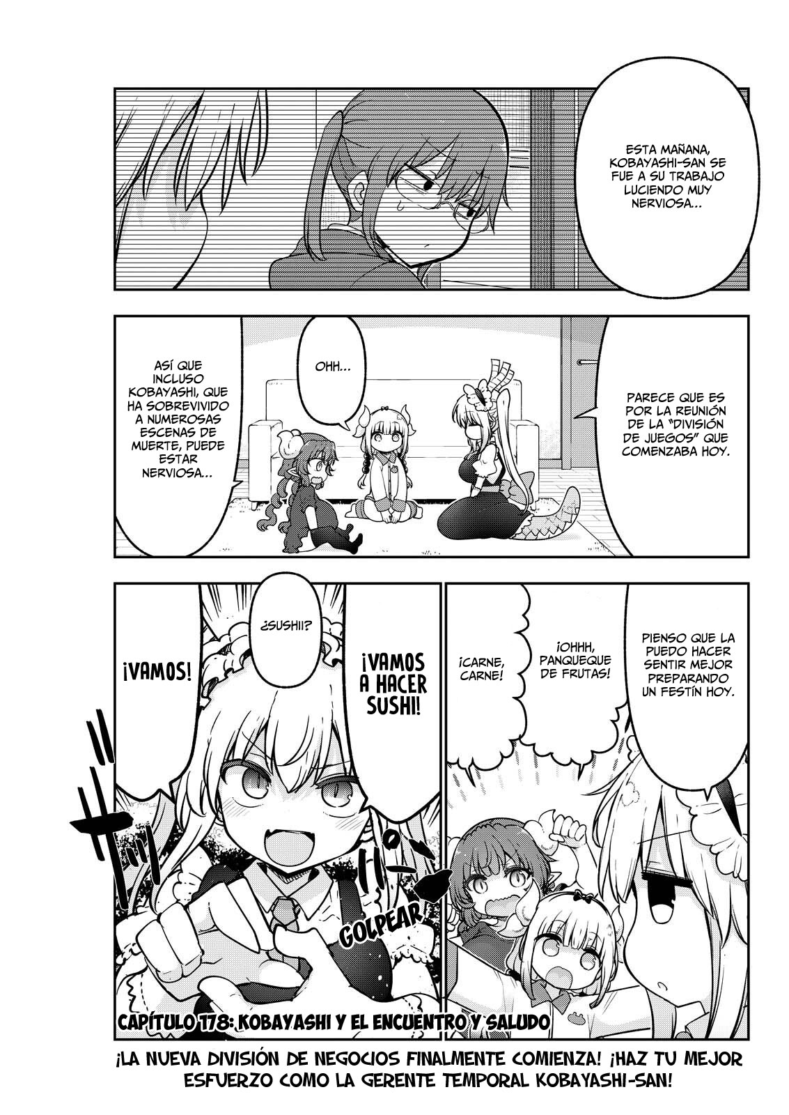 Kobayashi-san Chi no Maid Dragon Capitulo 178 página 2