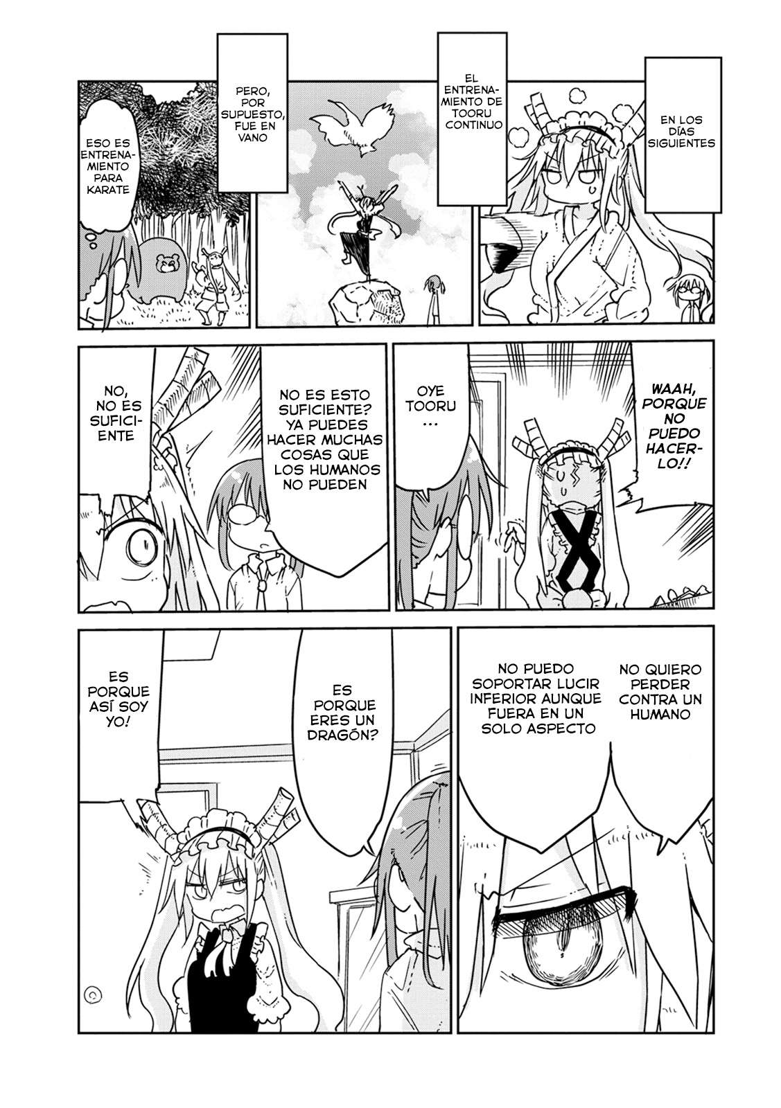Kobayashi-san Chi no Maid Dragon Capitulo 18: Tooru y los Super Poderes página 10