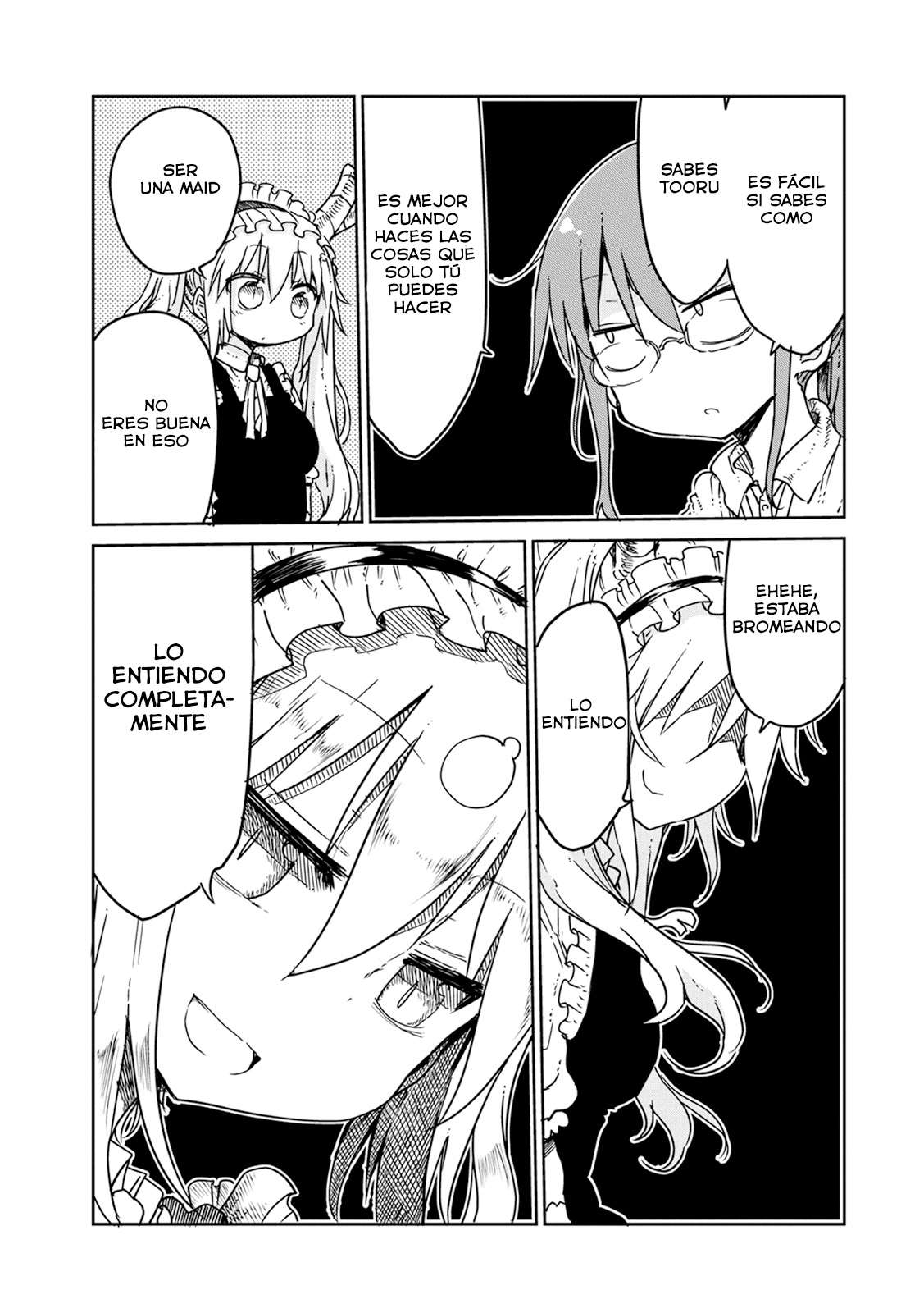Kobayashi-san Chi no Maid Dragon Capitulo 18: Tooru y los Super Poderes página 12