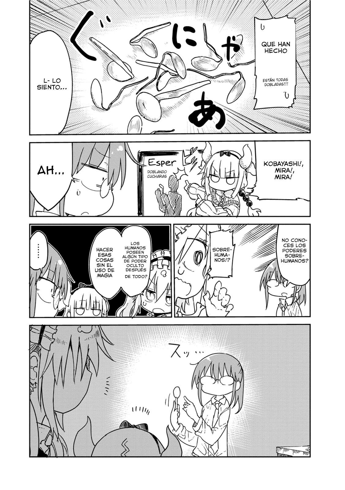 Kobayashi-san Chi no Maid Dragon Capitulo 18: Tooru y los Super Poderes página 5
