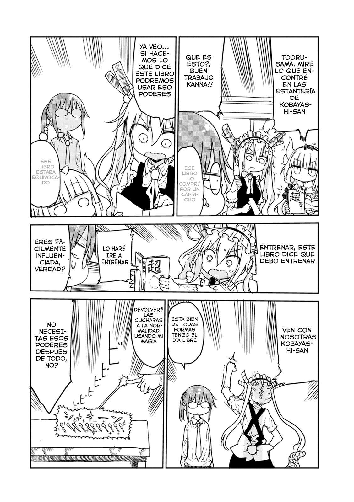 Kobayashi-san Chi no Maid Dragon Capitulo 18: Tooru y los Super Poderes página 7