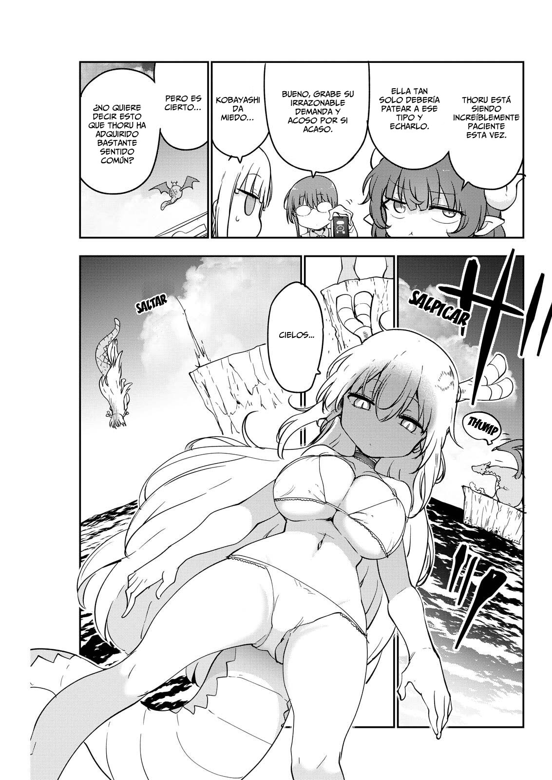 Kobayashi-san Chi no Maid Dragon Capitulo 180 página 12