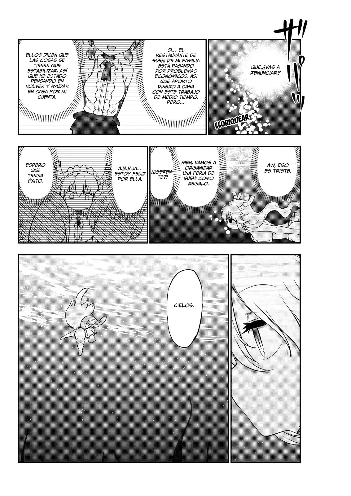 Kobayashi-san Chi no Maid Dragon Capitulo 180 página 13