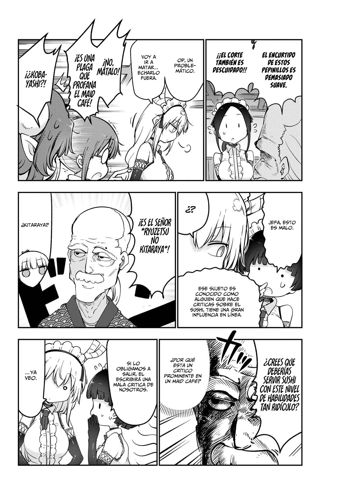 Kobayashi-san Chi no Maid Dragon Capitulo 180 página 7