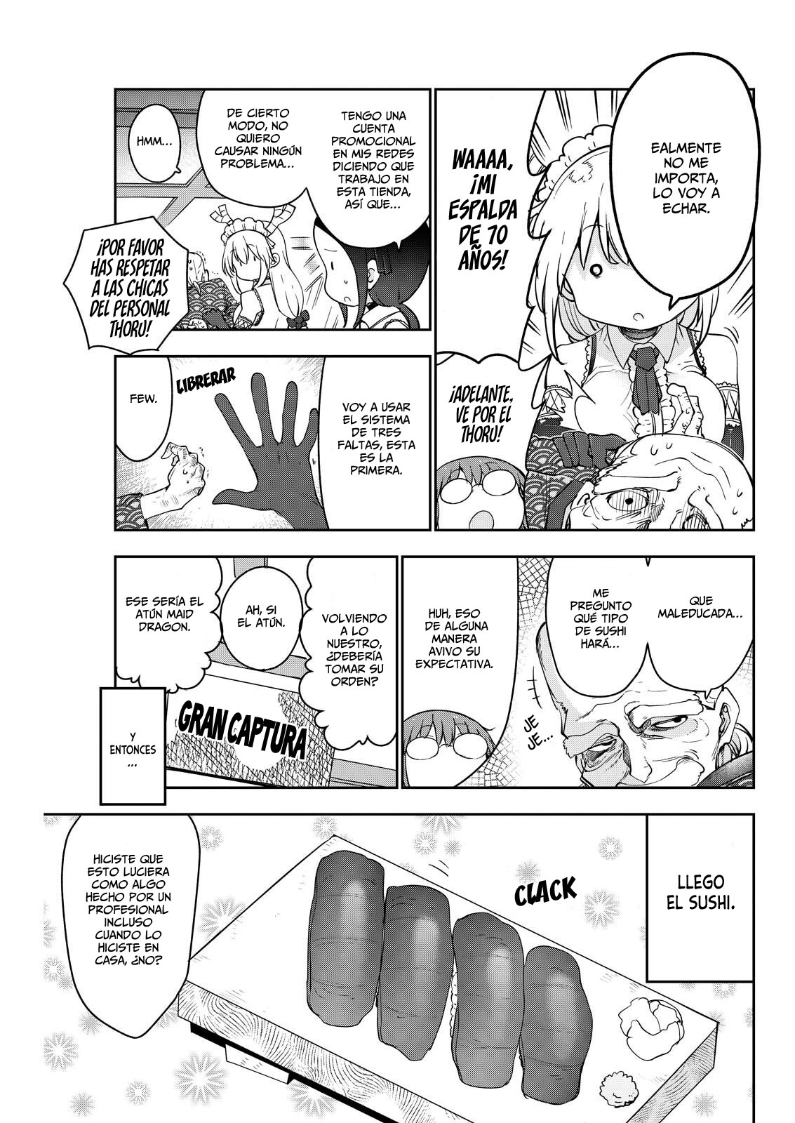 Kobayashi-san Chi no Maid Dragon Capitulo 180 página 8