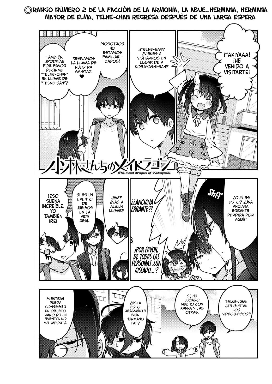 Kobayashi-san Chi no Maid Dragon Capitulo 181 página 2