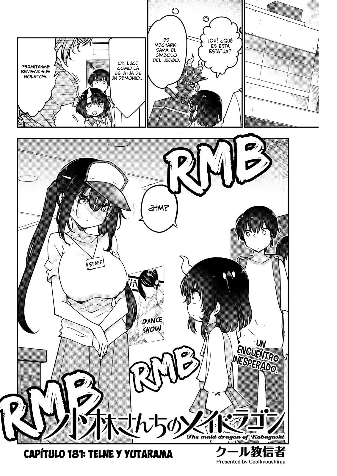 Kobayashi-san Chi no Maid Dragon Capitulo 181 página 3