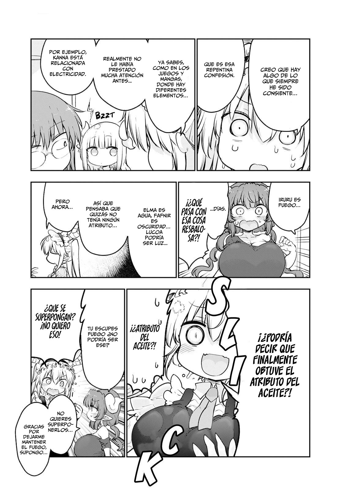 Kobayashi-san Chi no Maid Dragon Capitulo 182 página 5