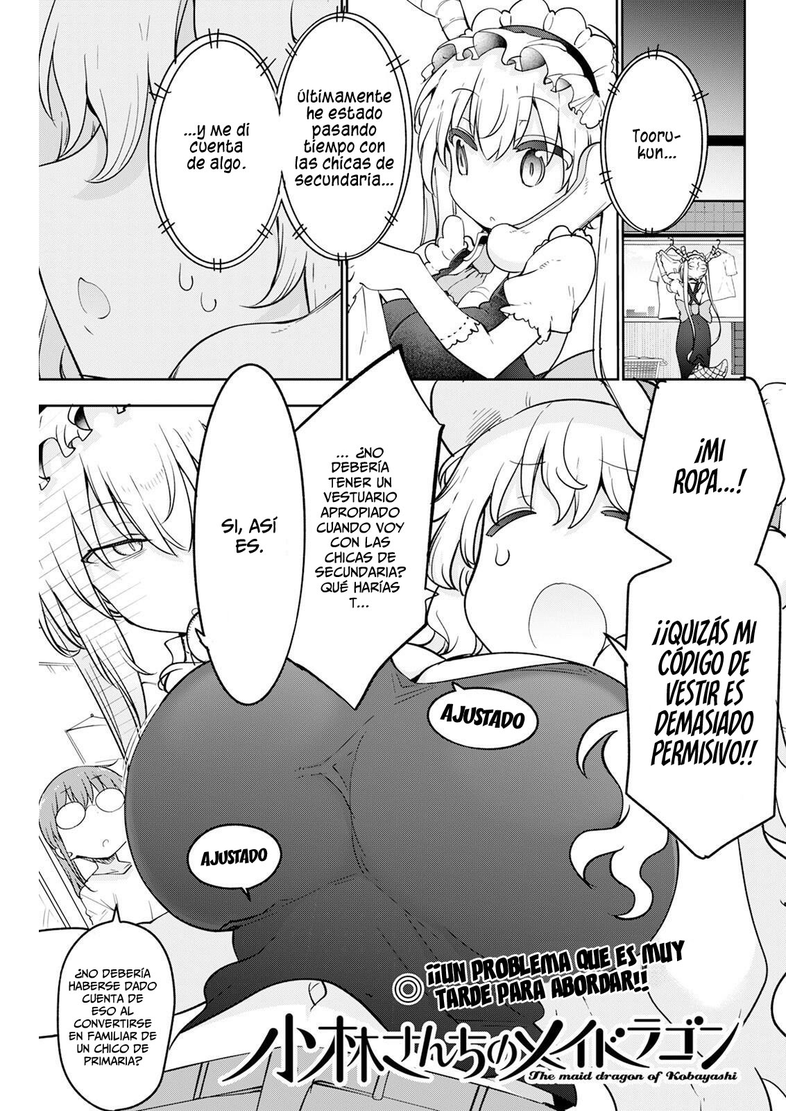 Kobayashi-san Chi no Maid Dragon Capitulo 184 página 2