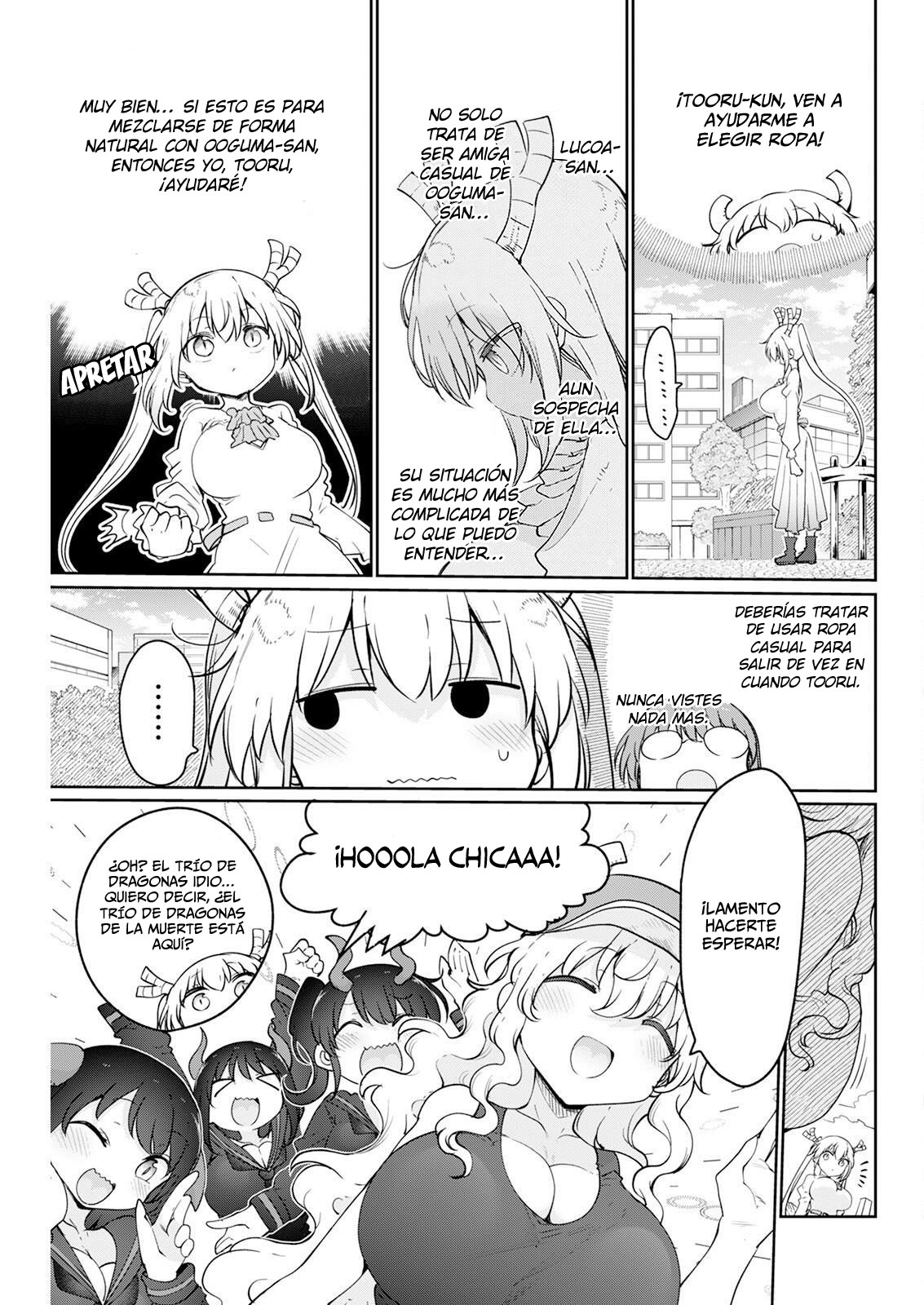 Kobayashi-san Chi no Maid Dragon Capitulo 184 página 4