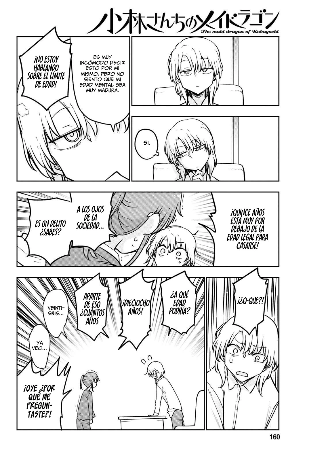 Kobayashi-san Chi no Maid Dragon Capitulo 185 página 5