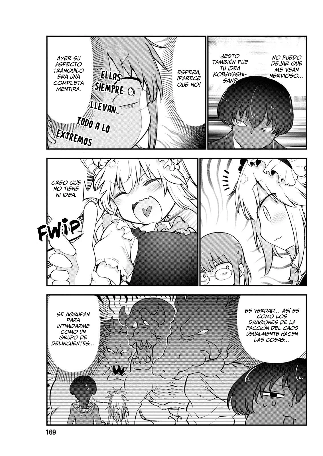 Kobayashi-san Chi no Maid Dragon Capitulo 186 página 10