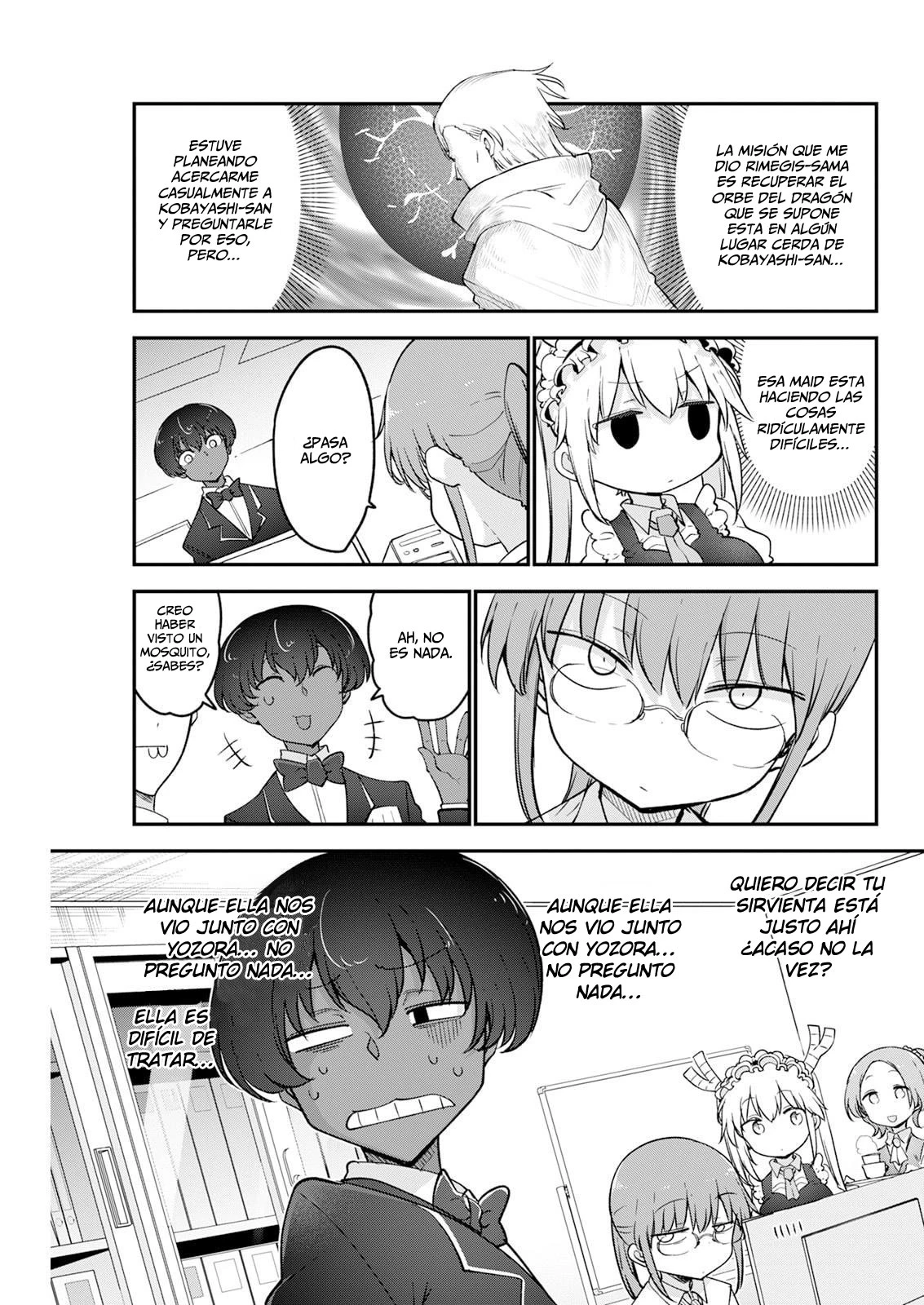 Kobayashi-san Chi no Maid Dragon Capitulo 186 página 8