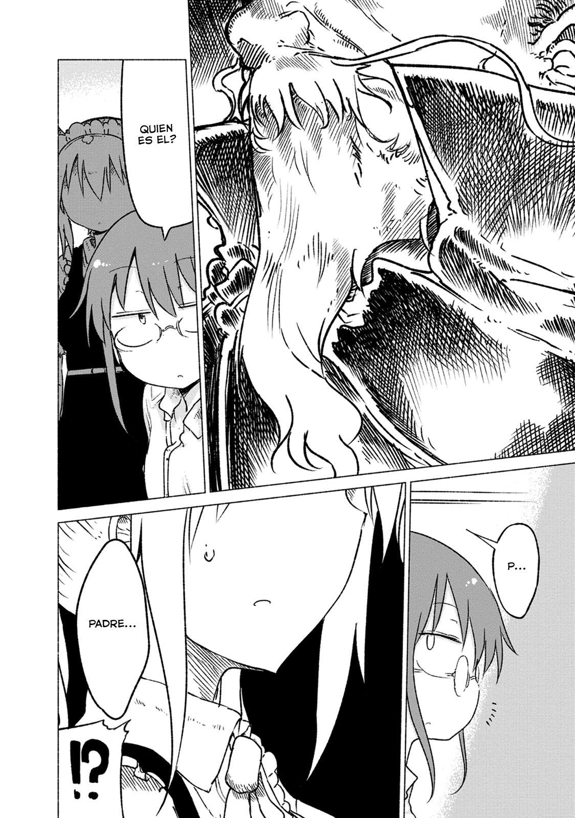 Kobayashi-san Chi no Maid Dragon Capitulo 19: Tooru y la Ciudad página 14