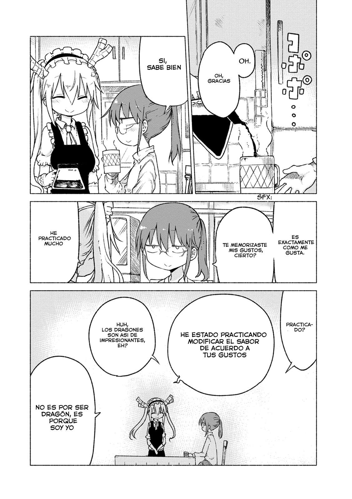 Kobayashi-san Chi no Maid Dragon Capitulo 19: Tooru y la Ciudad página 5