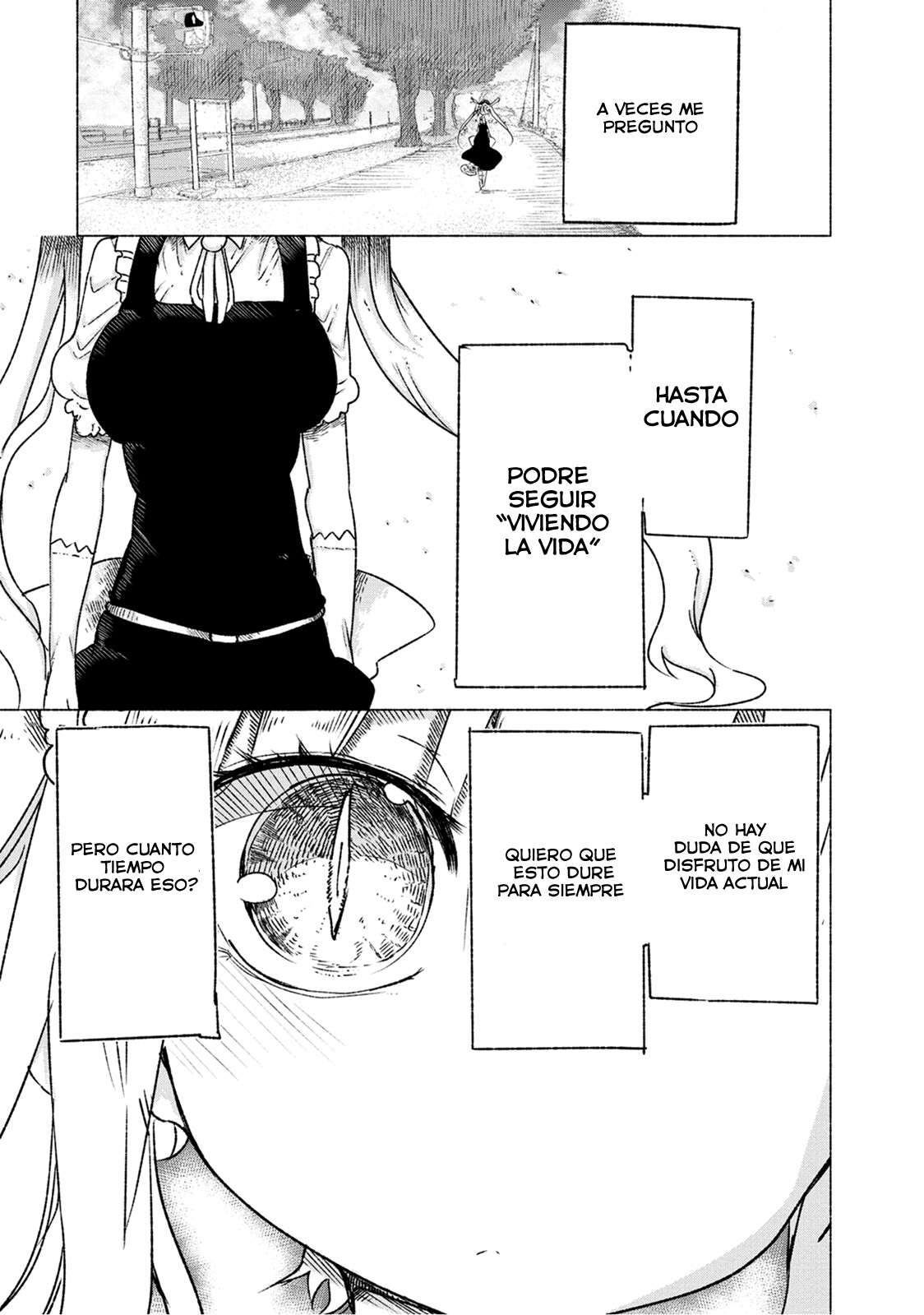 Kobayashi-san Chi no Maid Dragon Capitulo 19: Tooru y la Ciudad página 7