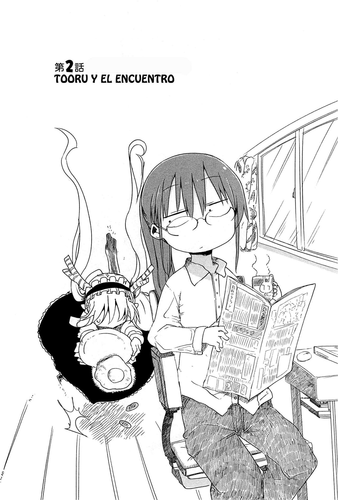Kobayashi-san Chi no Maid Dragon Capitulo 2: Tooru y el Encuentro página 3