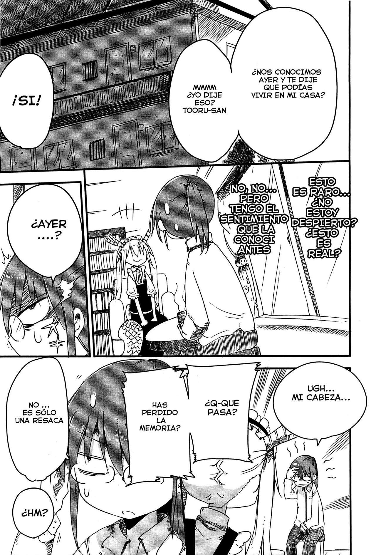 Kobayashi-san Chi no Maid Dragon Capitulo 2: Tooru y el Encuentro página 6