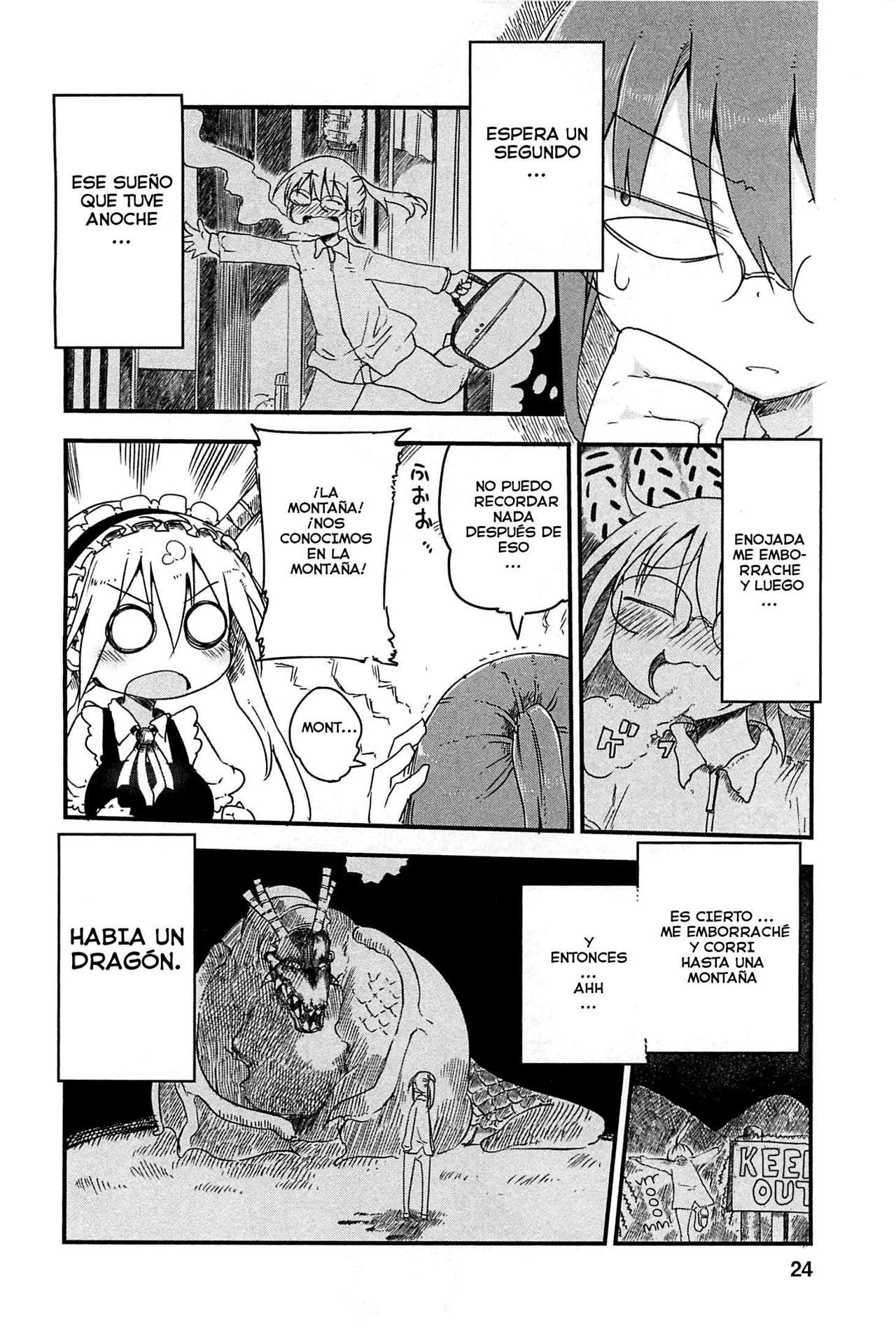 Kobayashi-san Chi no Maid Dragon Capitulo 2: Tooru y el Encuentro página 7