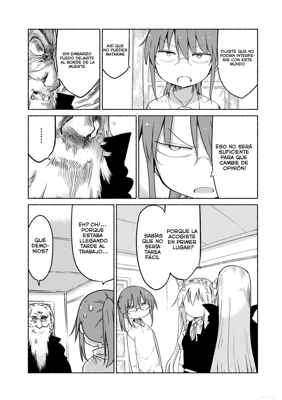 Kobayashi-san Chi no Maid Dragon Capitulo 20: Tooru y su Padre página 10