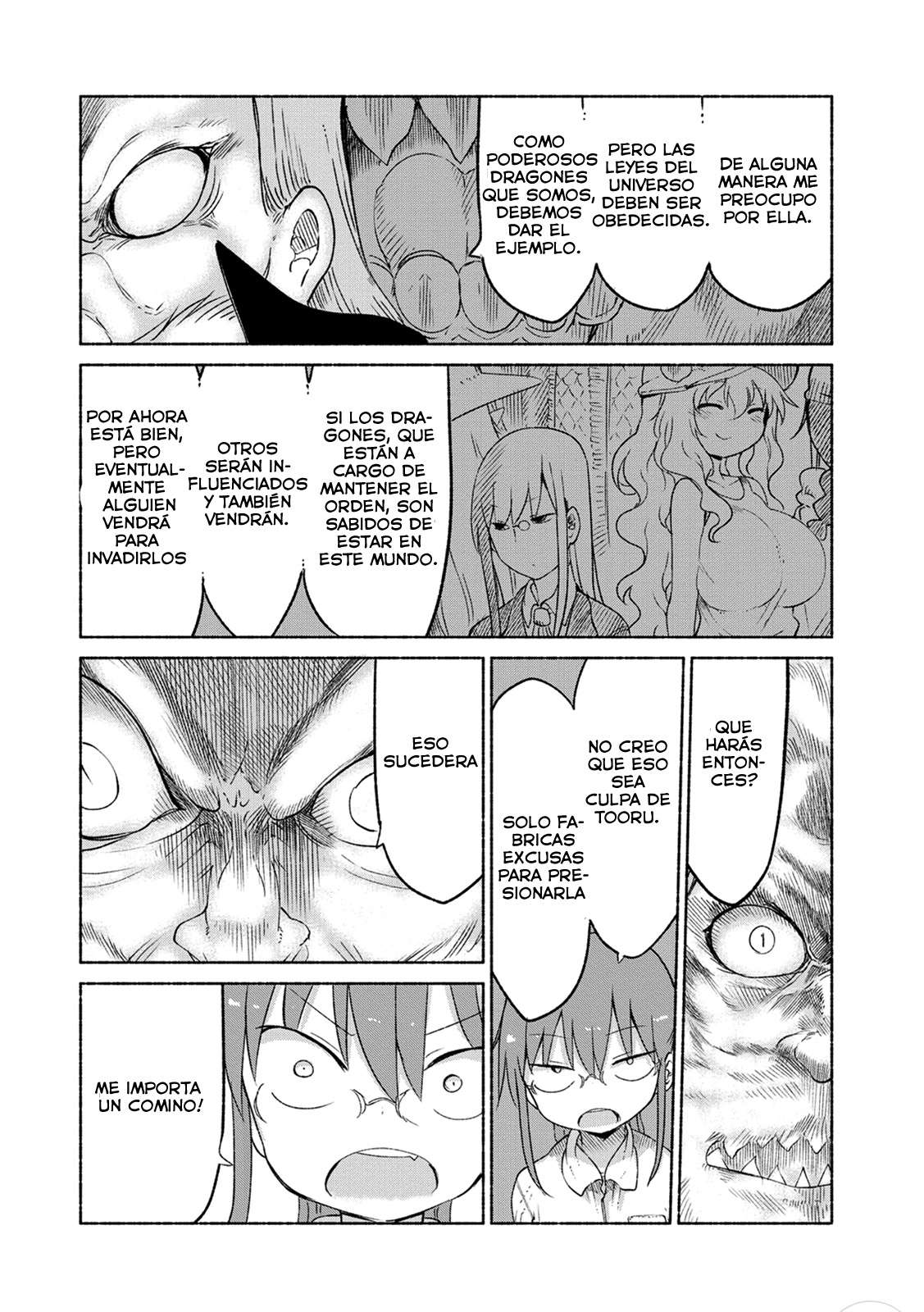 Kobayashi-san Chi no Maid Dragon Capitulo 20: Tooru y su Padre página 11