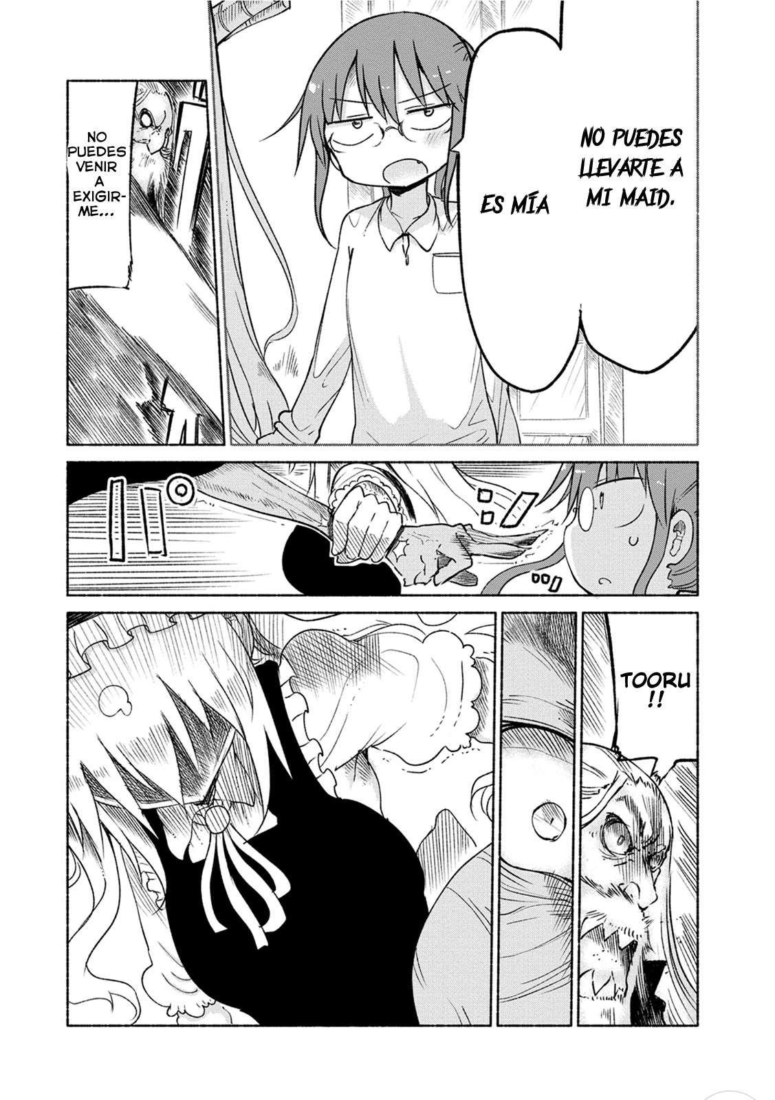 Kobayashi-san Chi no Maid Dragon Capitulo 20: Tooru y su Padre página 13