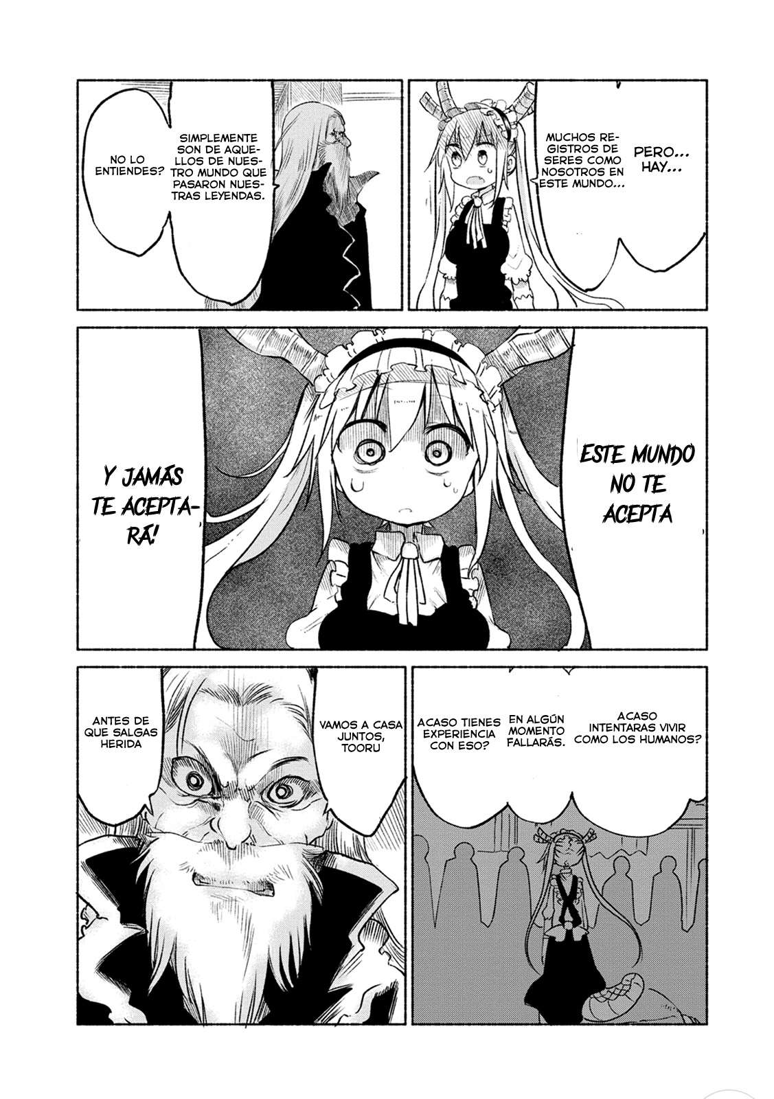 Kobayashi-san Chi no Maid Dragon Capitulo 20: Tooru y su Padre página 6