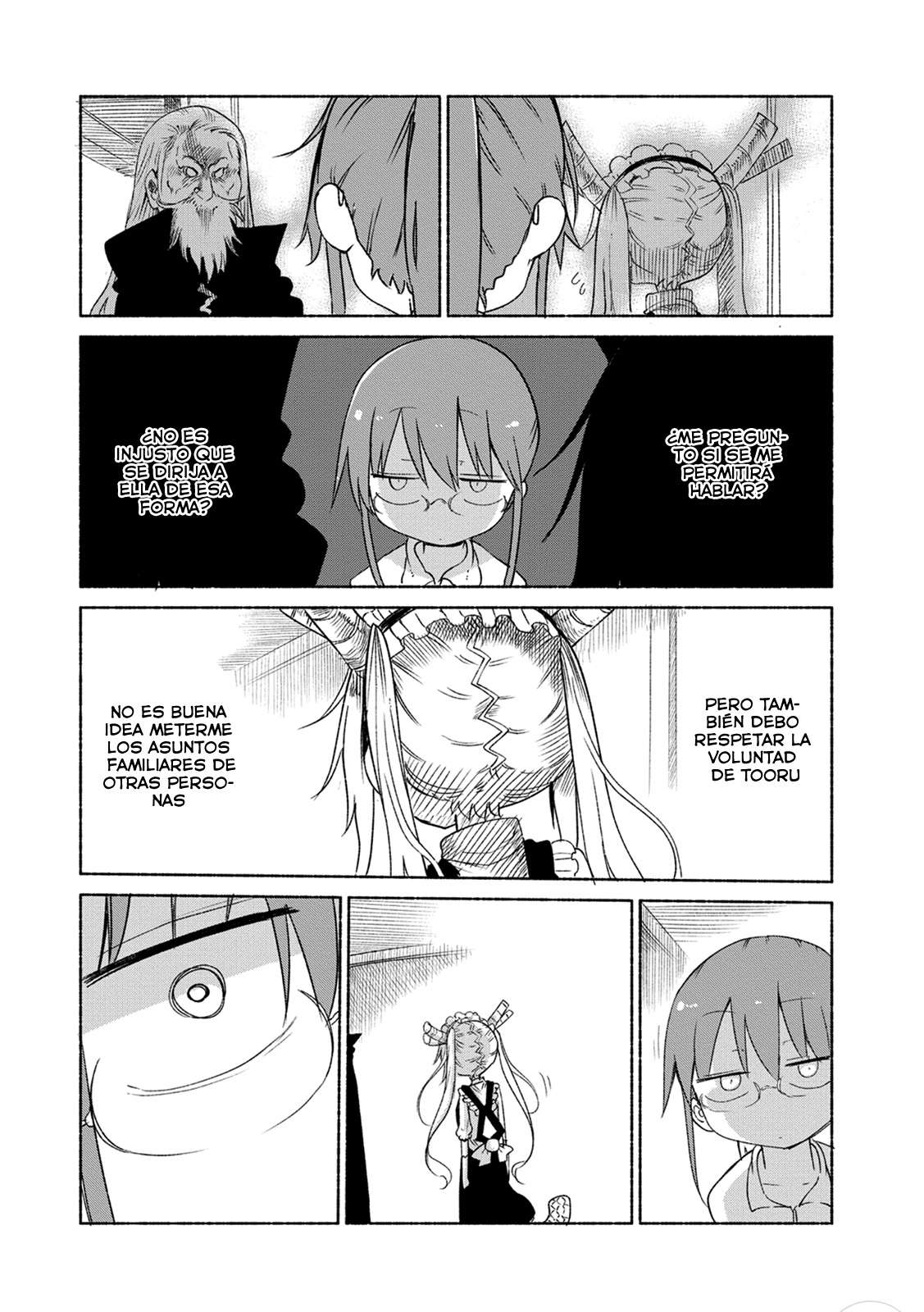 Kobayashi-san Chi no Maid Dragon Capitulo 20: Tooru y su Padre página 7