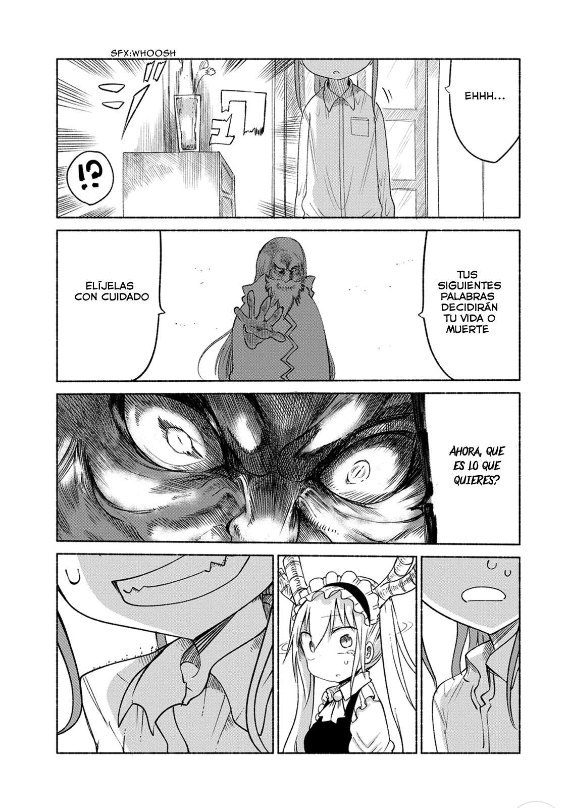 Kobayashi-san Chi no Maid Dragon Capitulo 20: Tooru y su Padre página 8