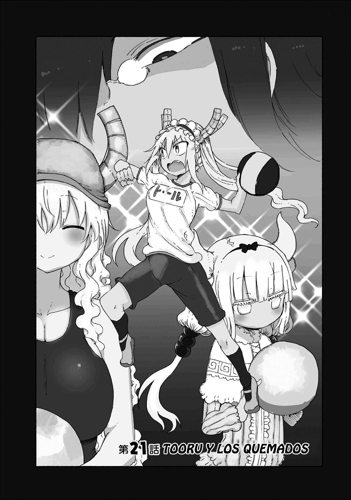 Kobayashi-san Chi no Maid Dragon Capitulo 21: Tooru y los Quemados página 6