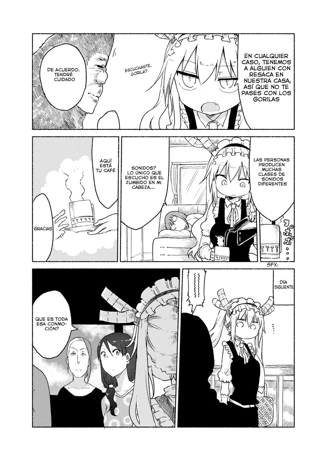 Kobayashi-san Chi no Maid Dragon Capitulo 22: Tooru y los Problemas con los Vecinos página 10