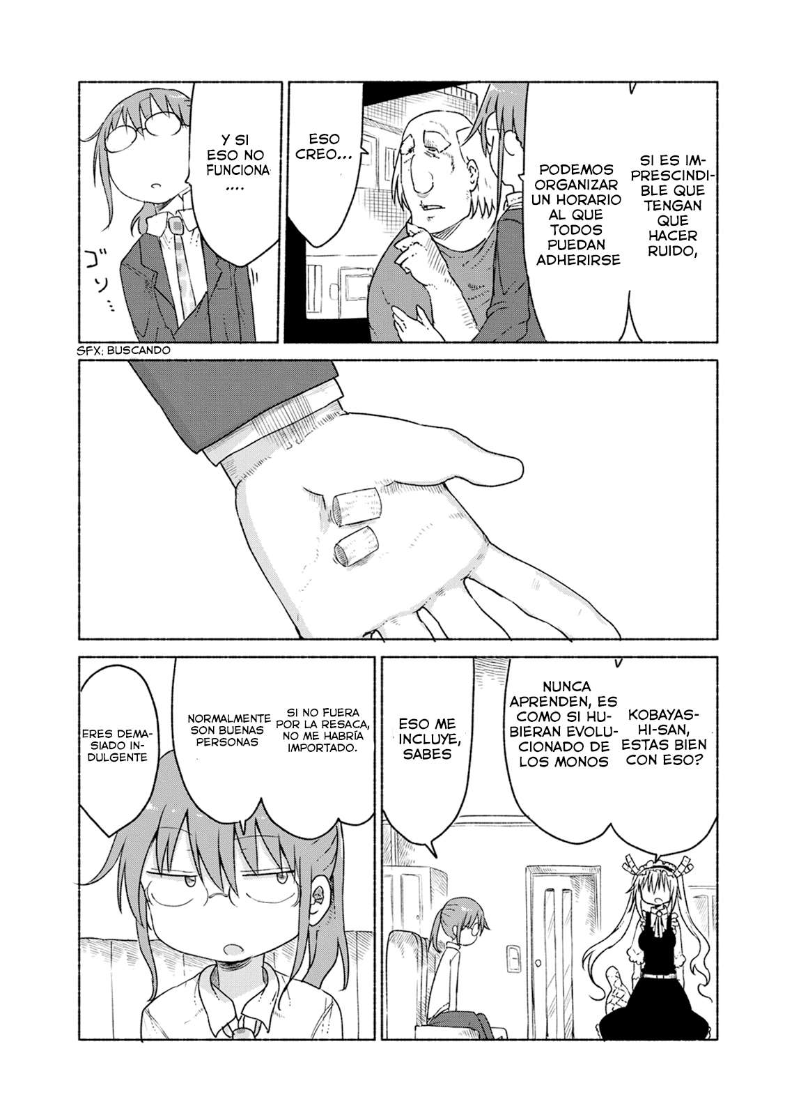 Kobayashi-san Chi no Maid Dragon Capitulo 22: Tooru y los Problemas con los Vecinos página 12