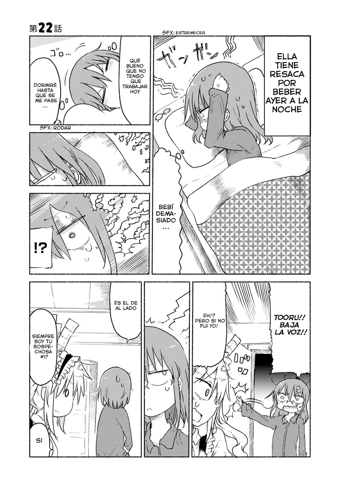 Kobayashi-san Chi no Maid Dragon Capitulo 22: Tooru y los Problemas con los Vecinos página 3