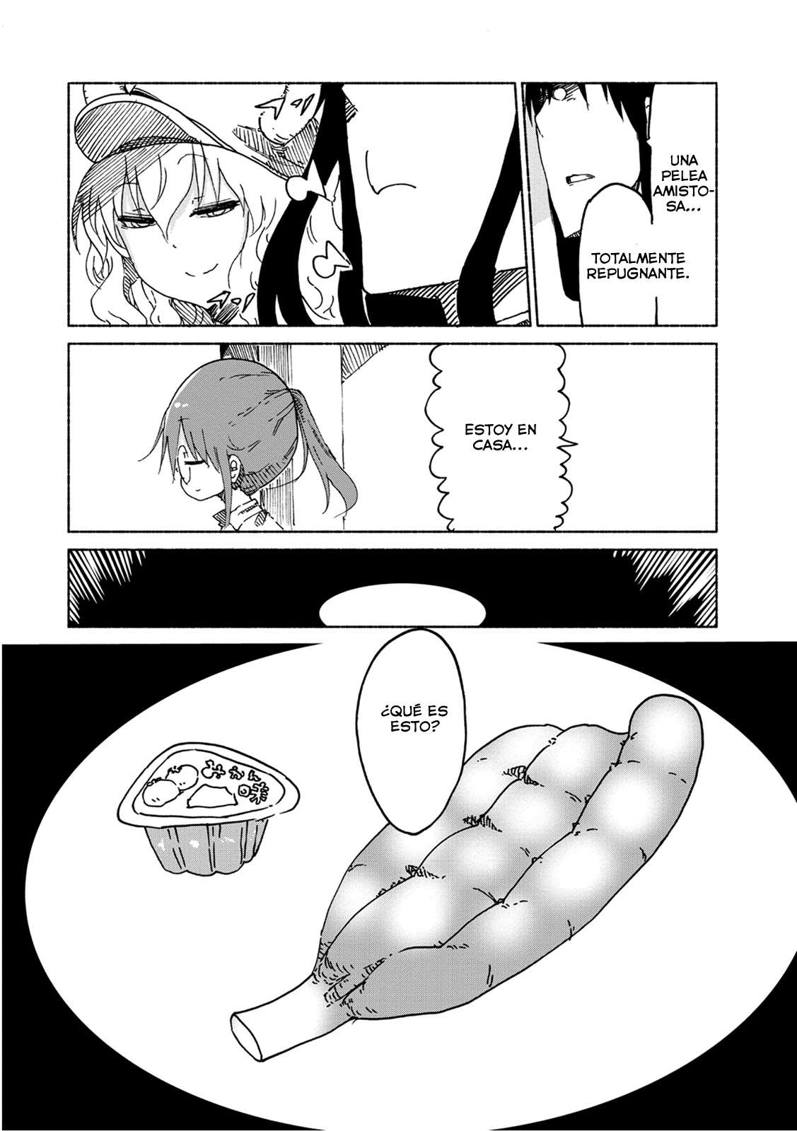 Kobayashi-san Chi no Maid Dragon Capitulo 23: Tooru y la Lucha de Bentos página 13