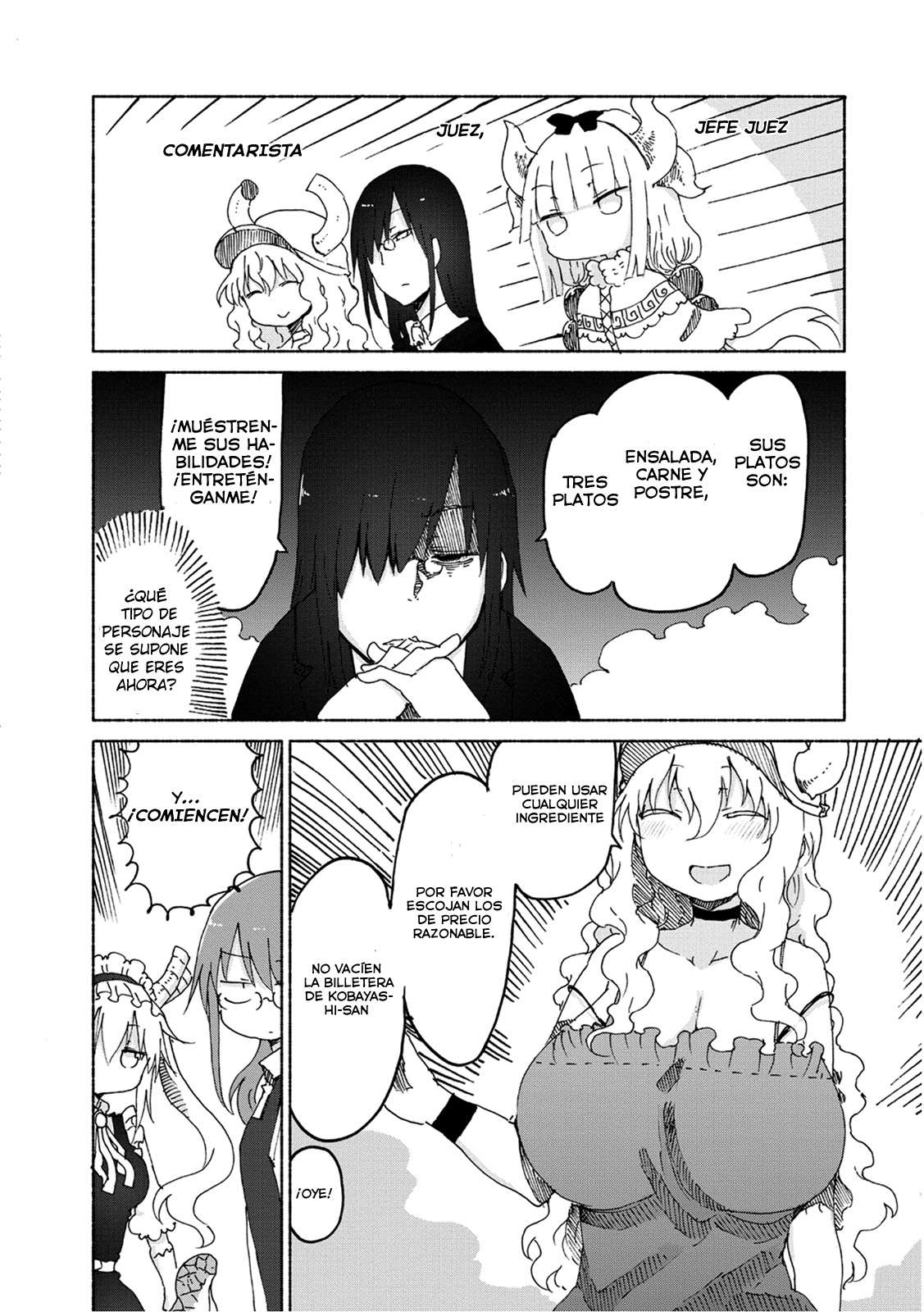 Kobayashi-san Chi no Maid Dragon Capitulo 23: Tooru y la Lucha de Bentos página 6
