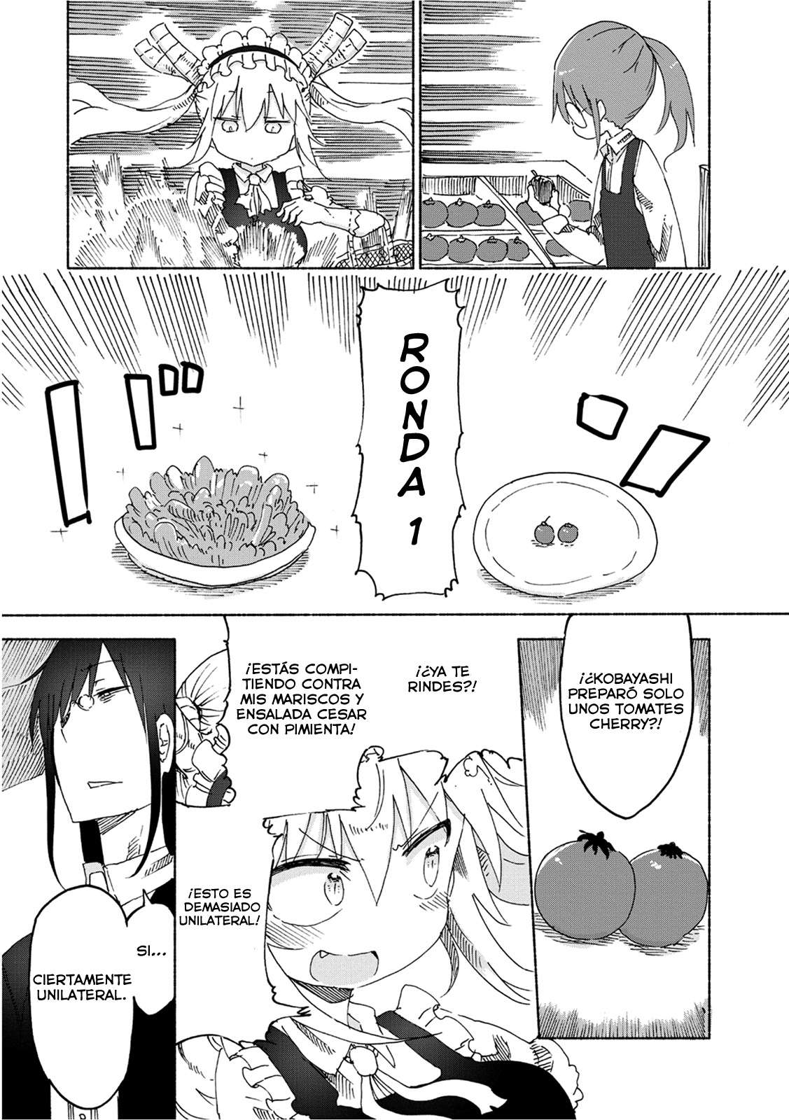 Kobayashi-san Chi no Maid Dragon Capitulo 23: Tooru y la Lucha de Bentos página 7