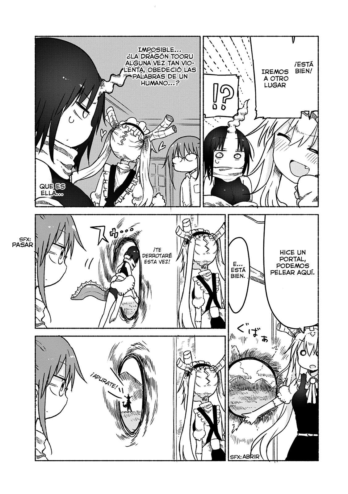 Kobayashi-san Chi no Maid Dragon Capitulo 24: Tooru y Elma página 10