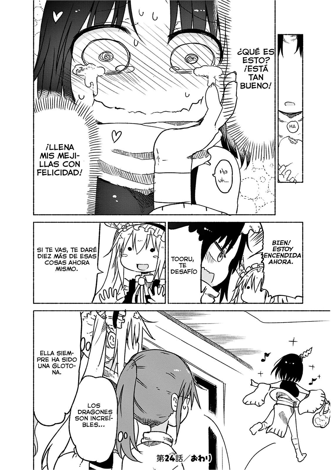 Kobayashi-san Chi no Maid Dragon Capitulo 24: Tooru y Elma página 14