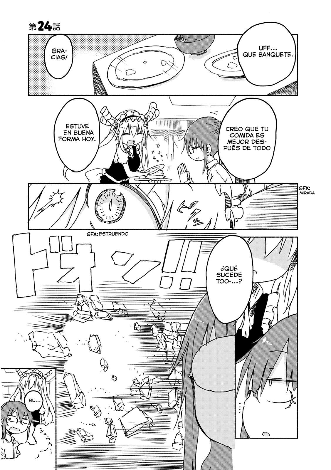 Kobayashi-san Chi no Maid Dragon Capitulo 24: Tooru y Elma página 3