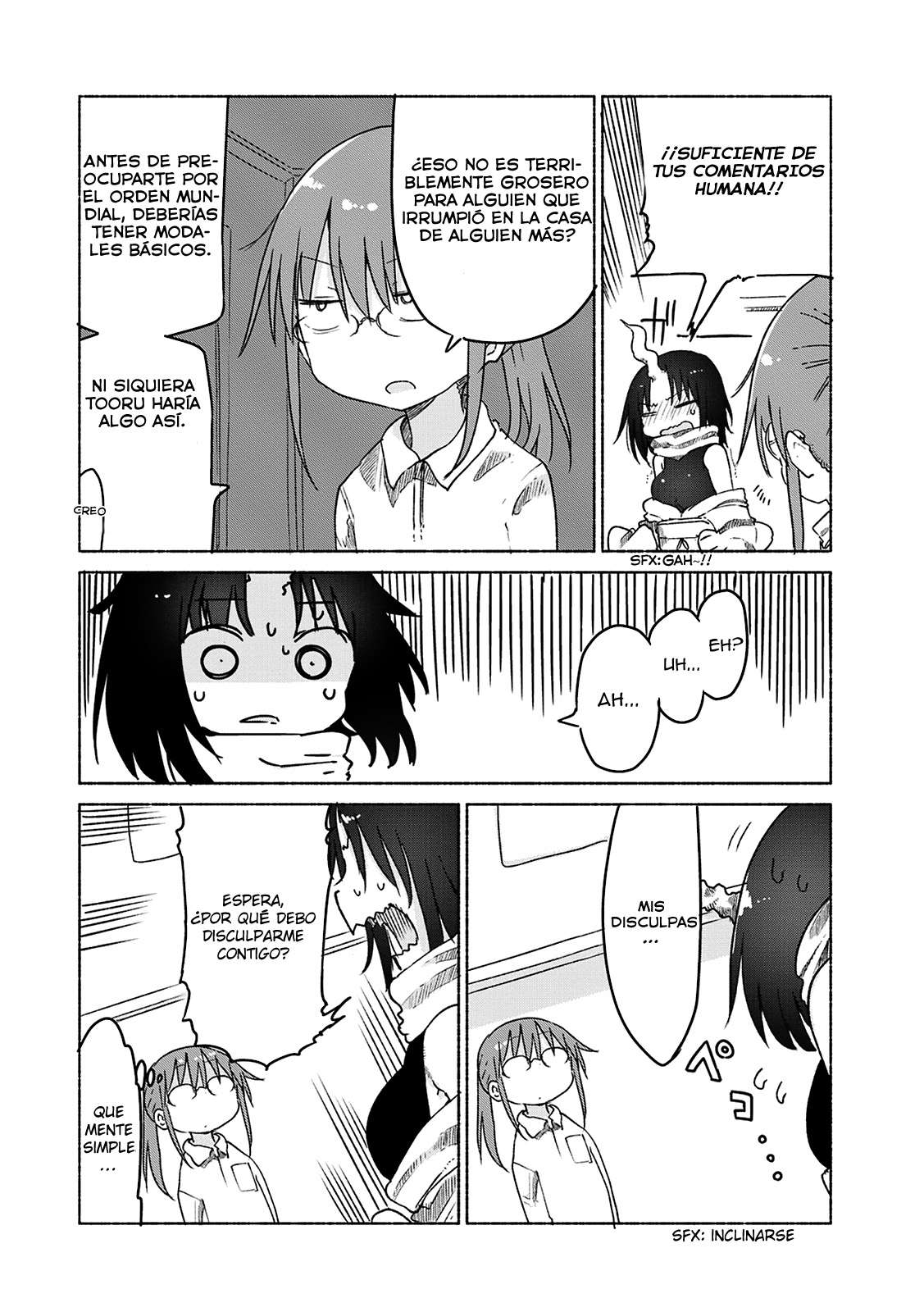 Kobayashi-san Chi no Maid Dragon Capitulo 24: Tooru y Elma página 7