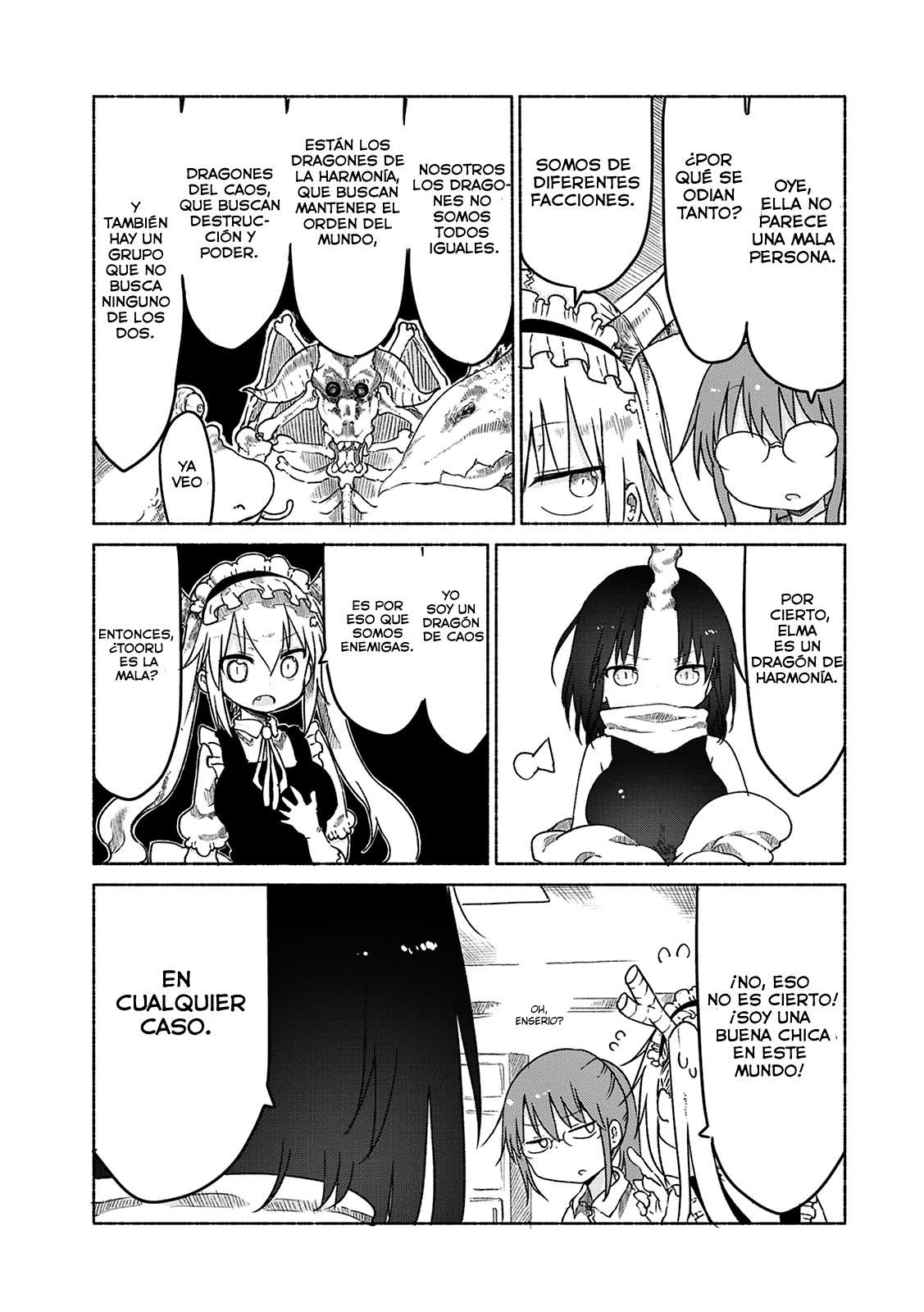 Kobayashi-san Chi no Maid Dragon Capitulo 24: Tooru y Elma página 8