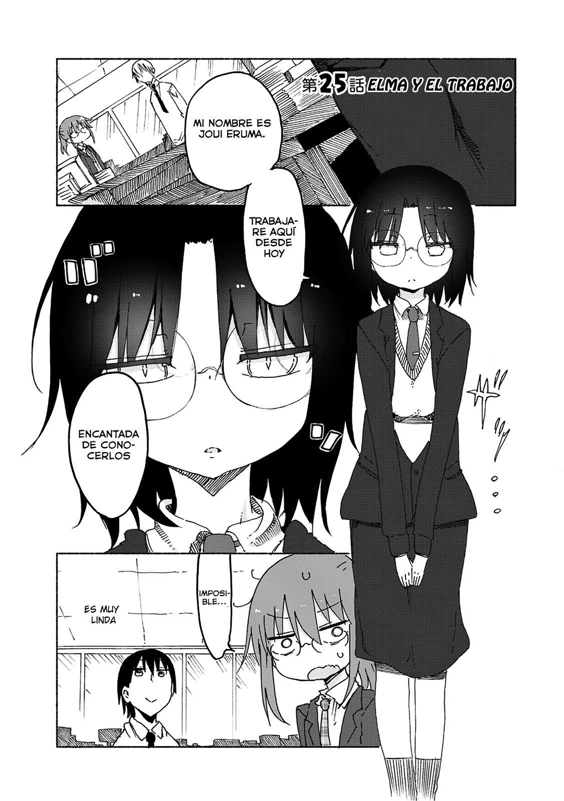 Kobayashi-san Chi no Maid Dragon Capitulo 25: Elma y El Trabajo página 4