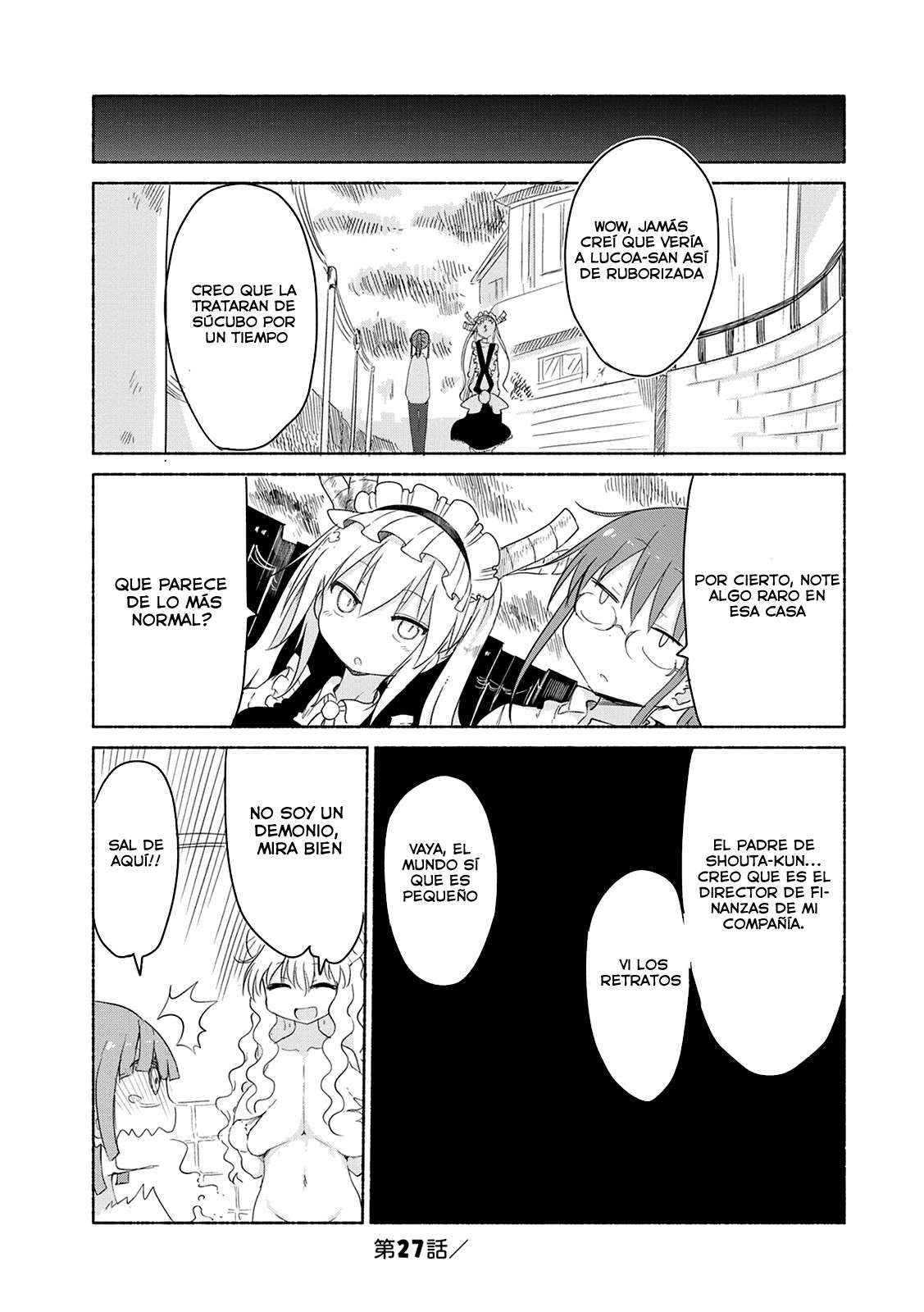 Kobayashi-san Chi no Maid Dragon Capitulo 27: Tooru y la Familia de Lucoa página 14
