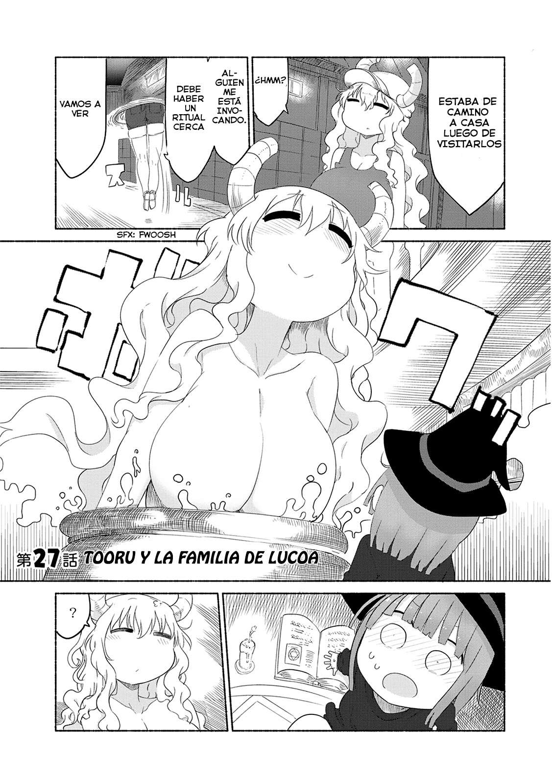 Kobayashi-san Chi no Maid Dragon Capitulo 27: Tooru y la Familia de Lucoa página 4