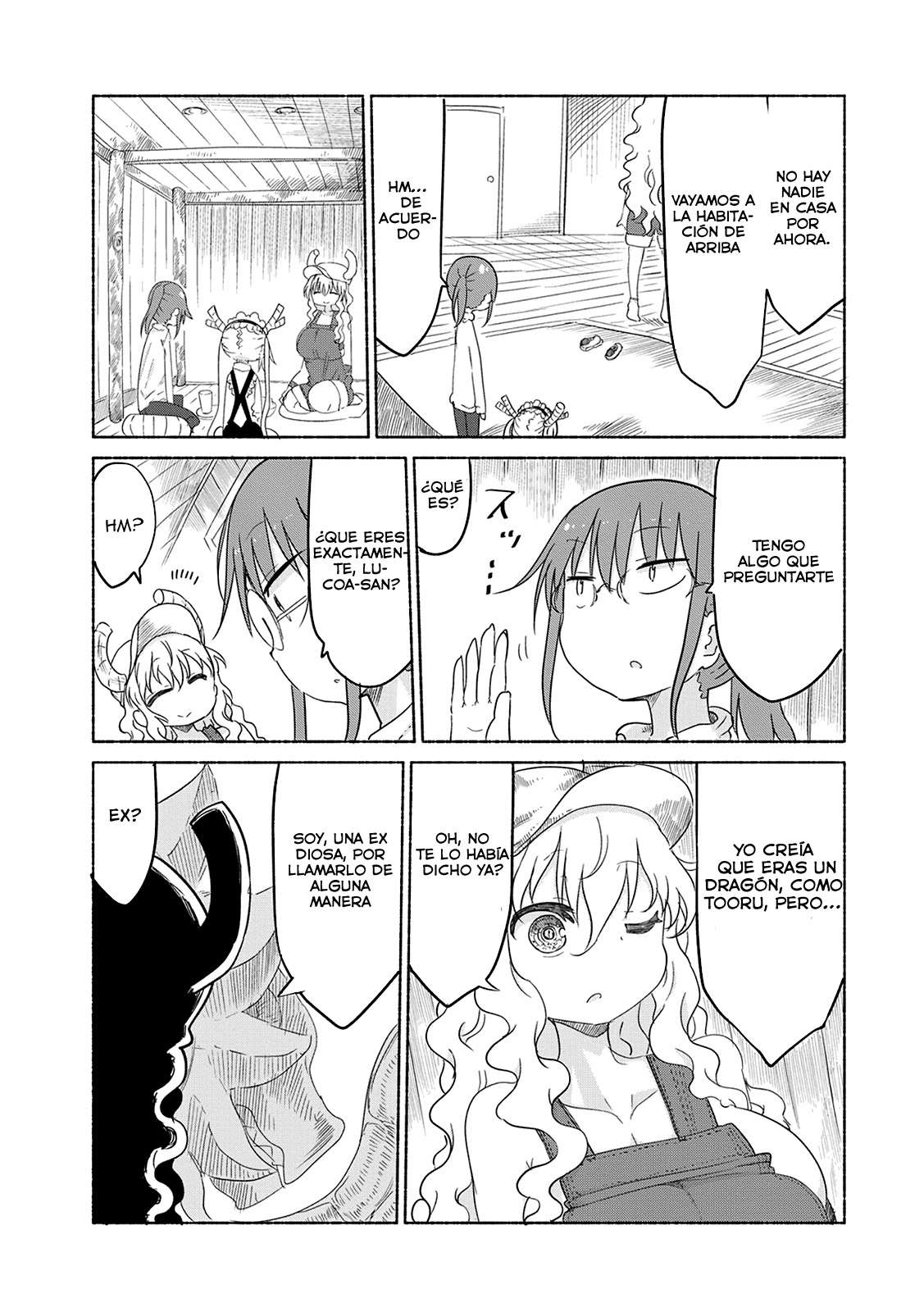 Kobayashi-san Chi no Maid Dragon Capitulo 27: Tooru y la Familia de Lucoa página 6