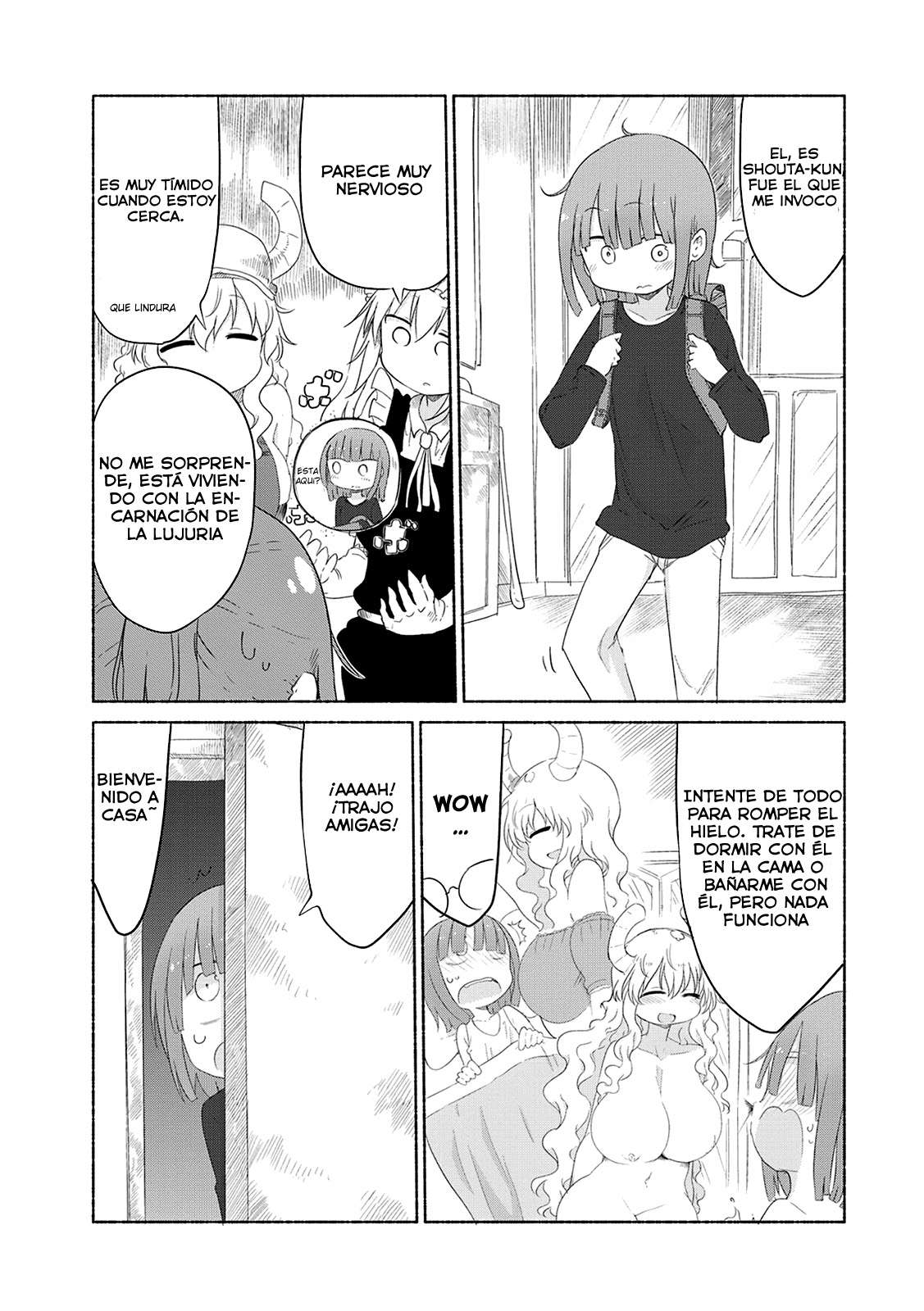 Kobayashi-san Chi no Maid Dragon Capitulo 27: Tooru y la Familia de Lucoa página 8