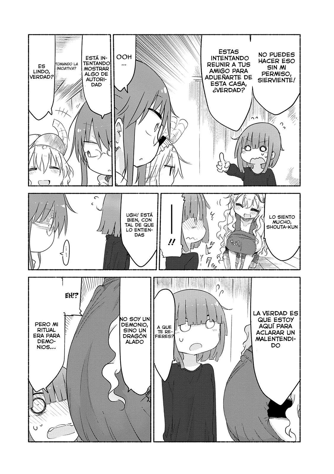 Kobayashi-san Chi no Maid Dragon Capitulo 27: Tooru y la Familia de Lucoa página 9