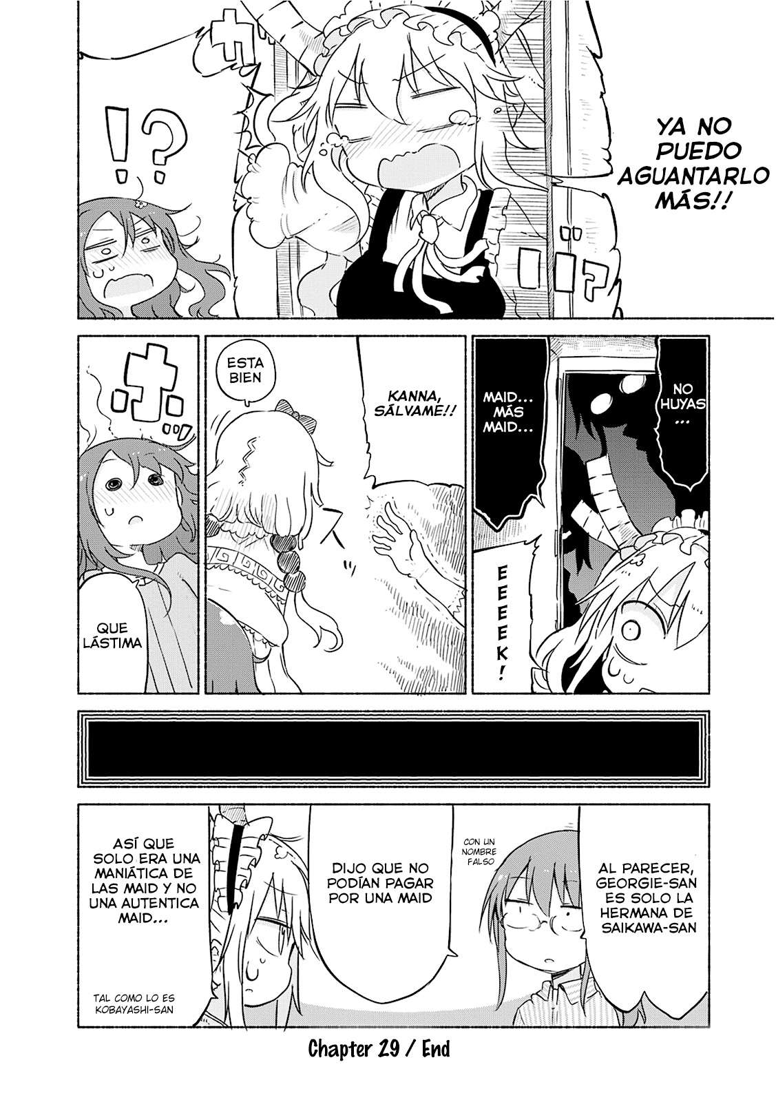Kobayashi-san Chi no Maid Dragon Capitulo 29: Kanna y Saikawa-san página 14