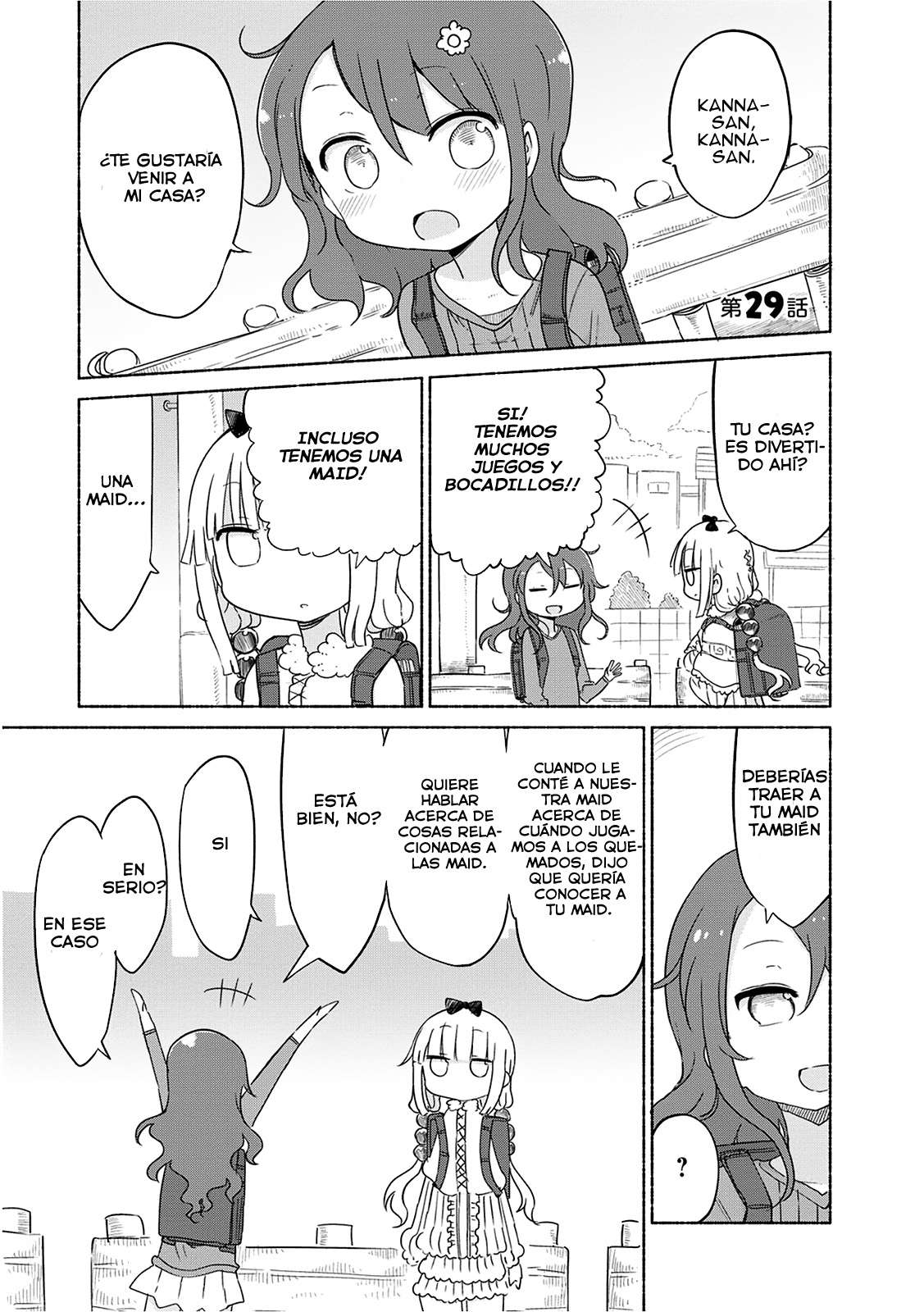 Kobayashi-san Chi no Maid Dragon Capitulo 29: Kanna y Saikawa-san página 3