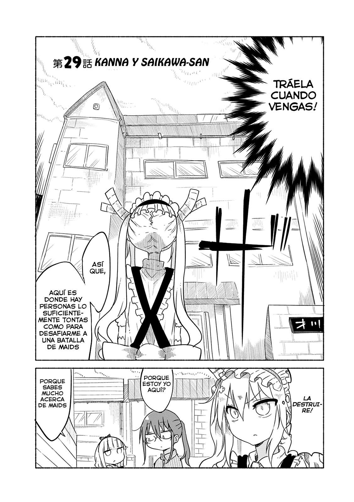 Kobayashi-san Chi no Maid Dragon Capitulo 29: Kanna y Saikawa-san página 4